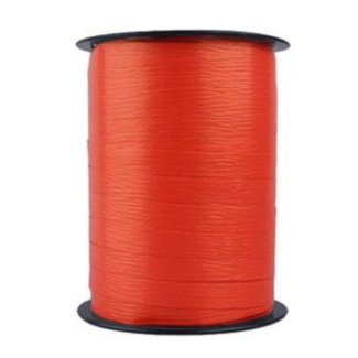 Haza-Witbaard Cadeaulint - Rood / oranje - Papier- 250m x 10mm