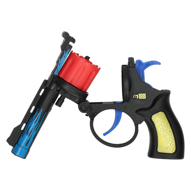 JohnToy Pistool - Revolver - 8 schots - Op kaart