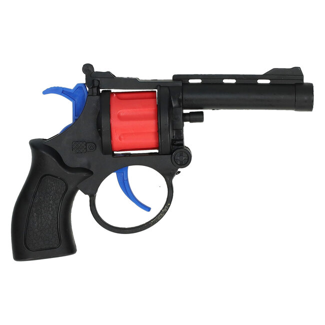 JohnToy Pistool - Revolver - 8 schots - Op kaart