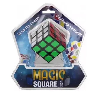 JohnToy Puzzel kubus - 3x3 - 5.5x5.5cm - 6+