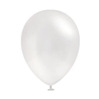 Paper Dreams Ballonnen - Wit - Metallic - 30cm - 50st.