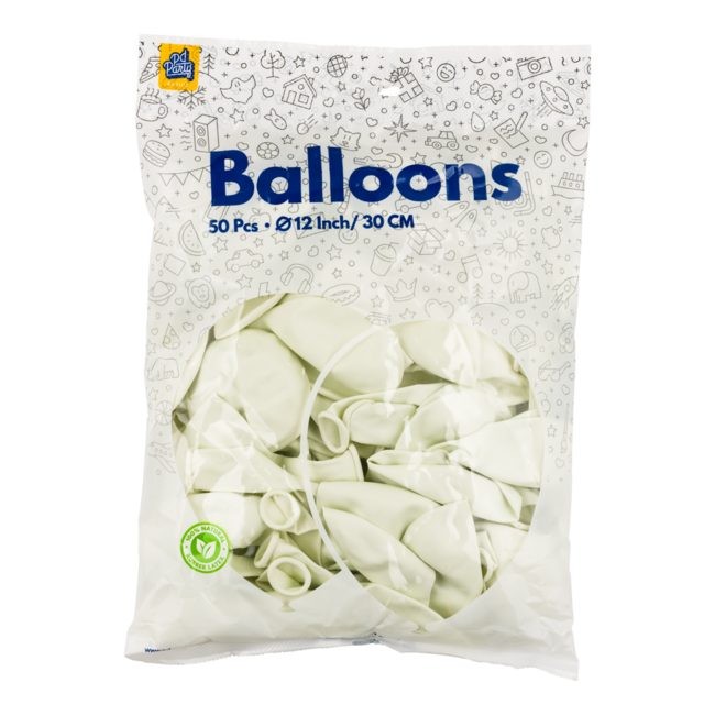Paper Dreams Ballonnen - Wit - 30cm - 50st.