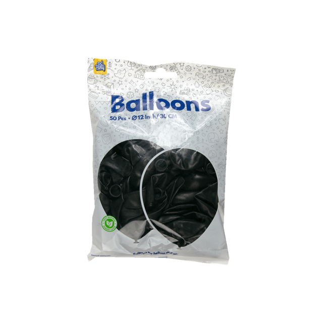 Paper Dreams Ballonnen - Zwart - 30cm - 50st.