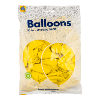 Paper Dreams Ballonnen - Geel - 30cm - 50st.