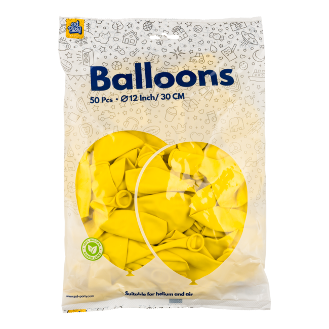 Paper Dreams Ballonnen - Geel - 30cm - 50st.