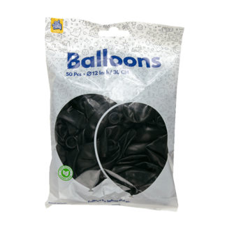 Paper Dreams Ballonnen - Zwart - 30cm - 50st.