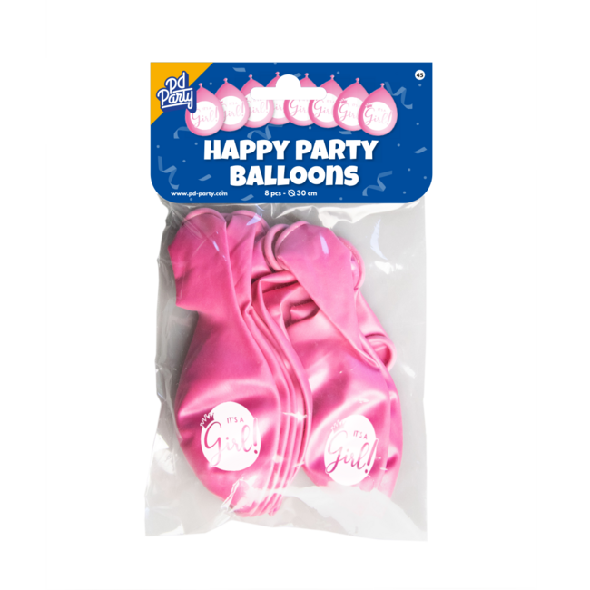 Paper Dreams Ballonnen - It's a girl - 30cm - 8st.