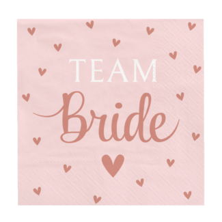 Paper Dreams Servetten - Team Bride - 16x16cm - 16st.