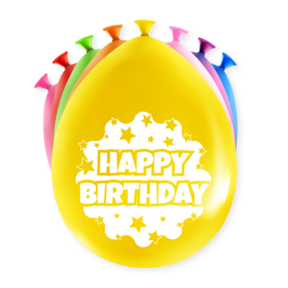 Paper Dreams Ballonnen - Happy Birthday - 30cm - 8st.