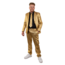 PartyXplosion Kostuum - Goud - Colbert, broek & stropdas - Maat 56
