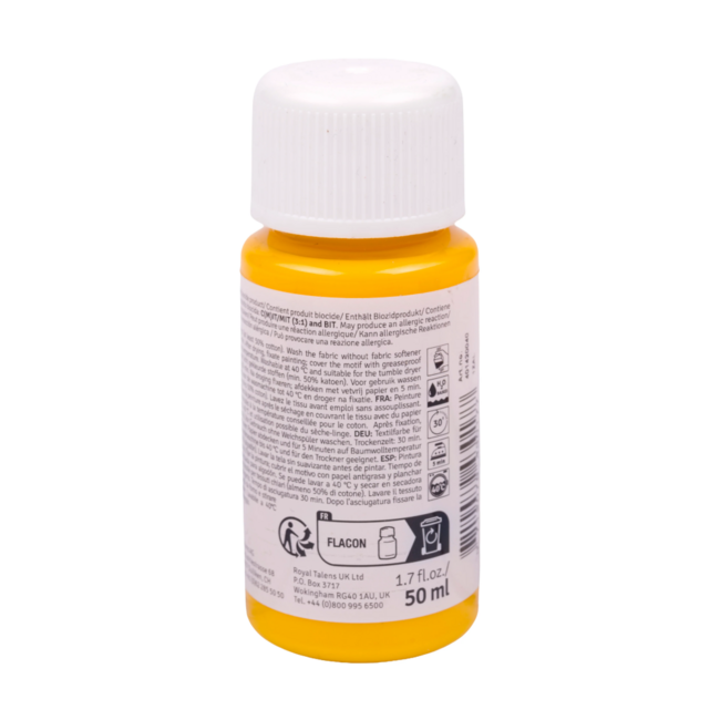 Royal Talens Textielverf - Zonnig geel - Art Creation - 50ml