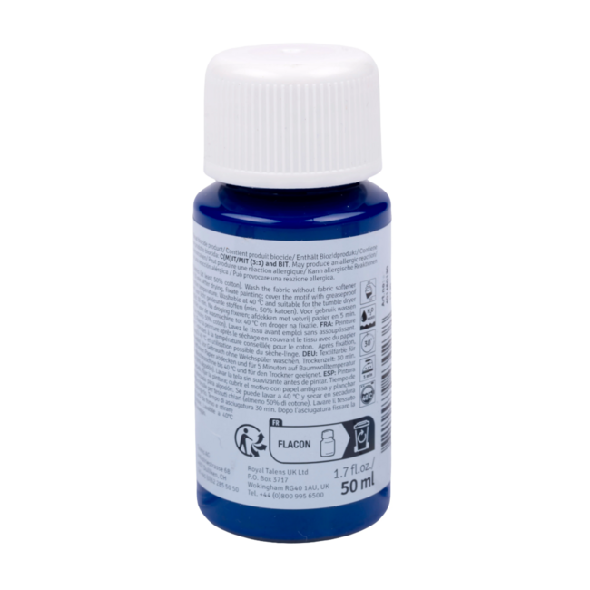 Royal Talens Textielverf - Koninklijk blauw - Art Creation - 50ml