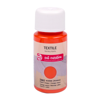 Royal Talens Textielverf - Warm oranje - Art Creation - 50ml
