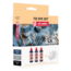 Royal Talens Tie-dye set - Incl. handschoenen - Zwart - 3x85ml
