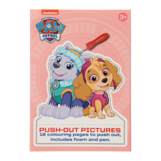 Twisk Prikblok - Paw Patrol - Roze - Priklap & prikpen - 1st.