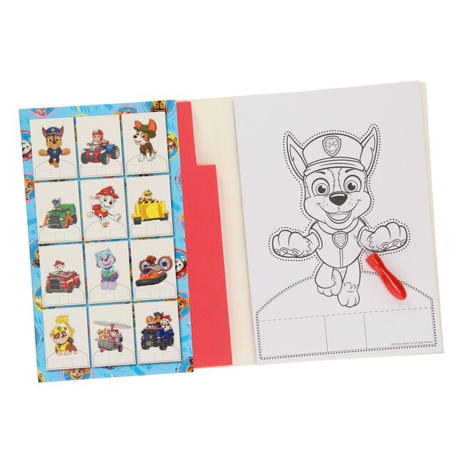 Twisk Prikblok - Paw Patrol - Blauw - Met priklap & prikpen - 1st.