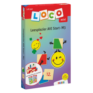 Loco Leerspellen Loco Mini - Pakket -  Leesplezier - AVI Start-M3 - 6-8 jaar