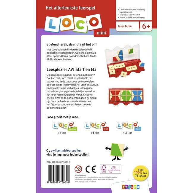 Loco Leerspellen Loco Mini - Pakket -  Leesplezier - AVI Start-M3 - 6-8 jaar