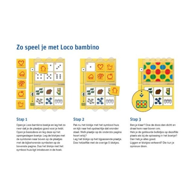 Loco Leerspellen Loco Bambino - Boekje - Nijntje - Ik leer cijfers en letters - 3-5 jaar