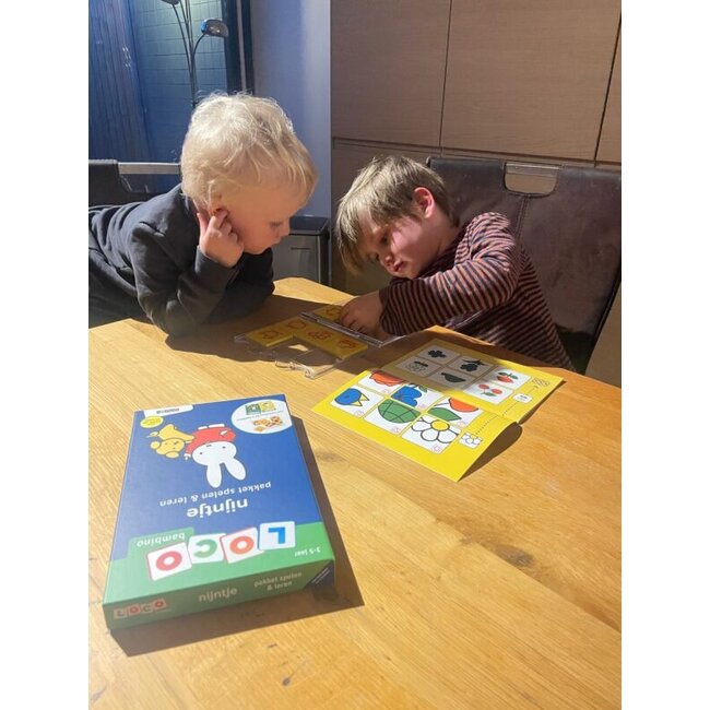 Loco Leerspellen Loco Bambino - Boekje - Nijntje - Ik leer cijfers en letters - 3-5 jaar