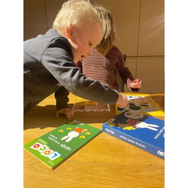 Loco Leerspellen Loco Bambino - Boekje - Nijntje - Ik leer cijfers en letters - 3-5 jaar