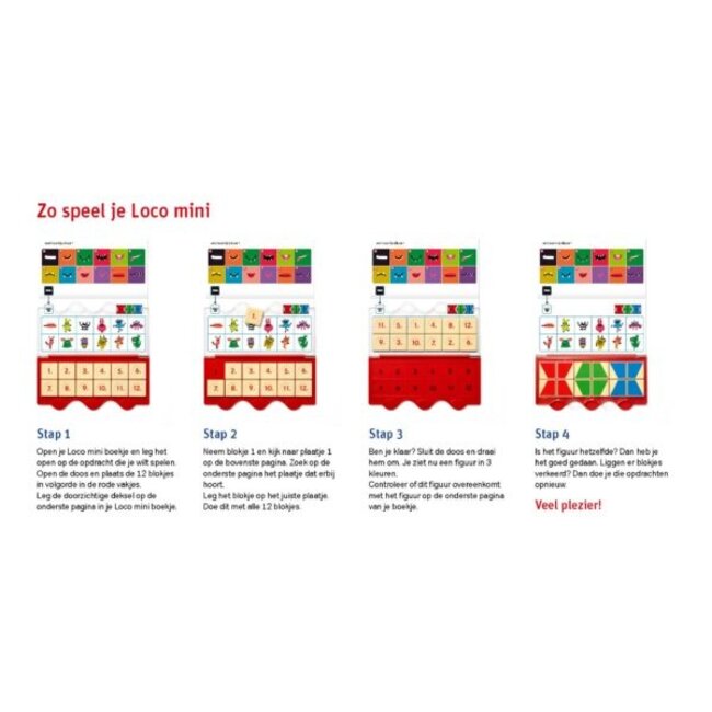 Loco Leerspellen Loco Mini - Pakket -  Ik zit in groep 3 - Leerjaar 1 - 6-7 jaar