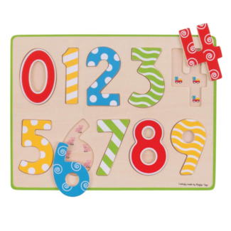 BigJigs Puzzel - Cijfers - 10st.