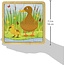 BigJigs Puzzel - Eend met kuiken - Hout - 18x18cm - 16st.