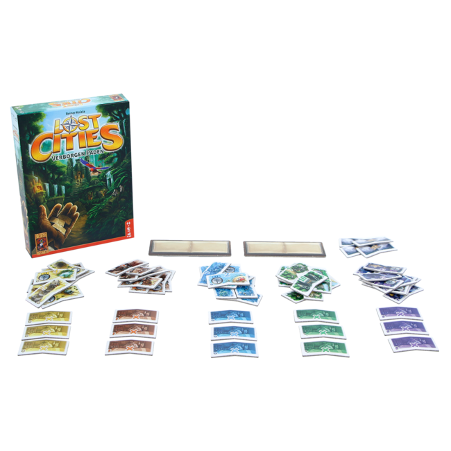 999 Games Lost cities - Verborgen paden - Bordspel - 8+