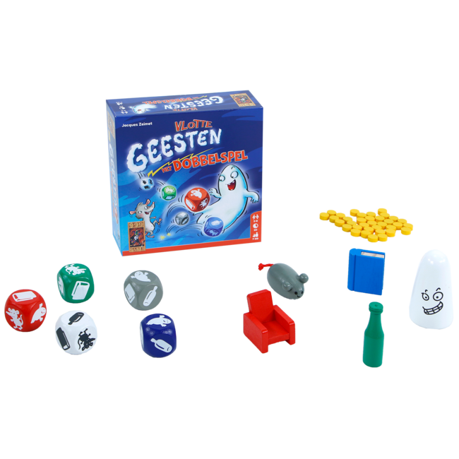 999 Games Vlotte Geesten: Het Dobbelspel - Dobbelspel - 7+
