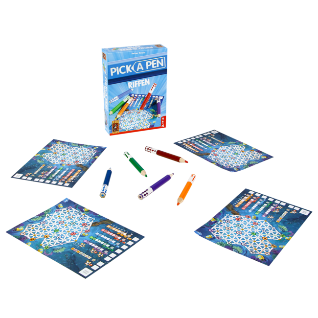 999 Games Pick a pen - Riffen - Dobbelspel - 8+