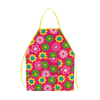 PartyXplosion Schort - Bloemetjes - Roze