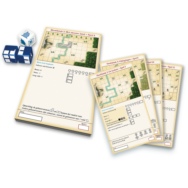 999 Games My City - Roll & Write - Dobbelspel - 10+