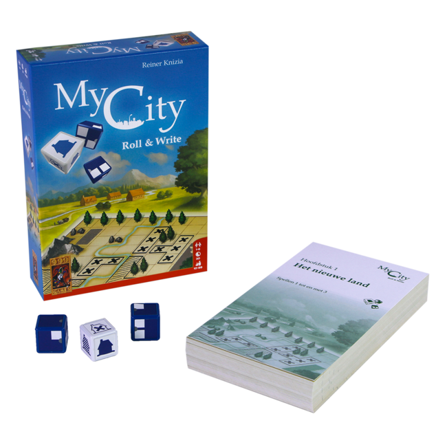 999 Games My City - Roll & Write - Dobbelspel - 10+