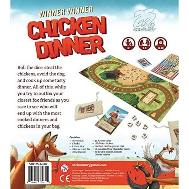 Winner winner chicken dinner - Dobbelspel - 8+