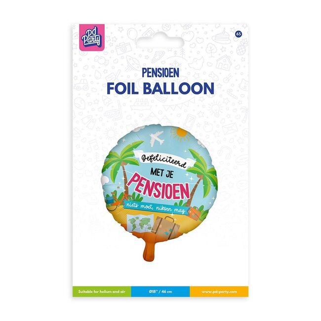 Paper Dreams Folieballon - Pensioen - 46cm - Zonder vulling
