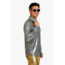 Partychimp Shirt - Disco - Zilver - Glanzend - XXL