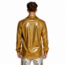Partychimp Shirt - Disco - Goud - Glanzend - S