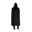 Partychimp Kostuum - Cape - Met capuchon - Zwart rood - Luxe - One size