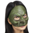 Partychimp Halfmasker - Oude heks - Groen