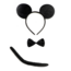 Partychimp Verkleedset - Muis - Diadeem, staart & strik