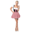 Partychimp Kostuum - Dirndl - Jurk - Eva - Rood - M