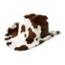 PartyXplosion Hoed - Cowboy - Koeienprint - Bruin, wit