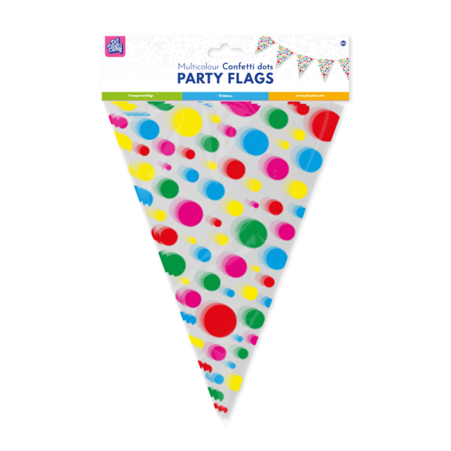 Paper Dreams Vlaggenlijn - Confetti - 10m