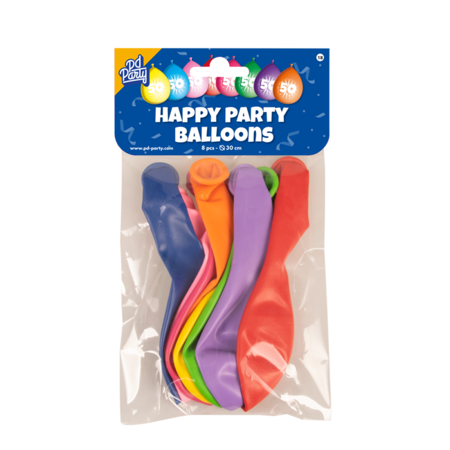 Paper Dreams Ballonnen - 50 jaar - 30cm - 8st.