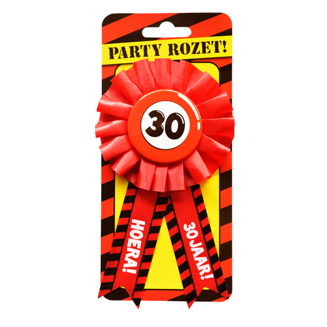 Paper Dreams Rozet - 30 jaar - Verkeersbord