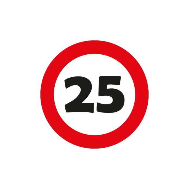 Paper Dreams Confetti - 25 - Verkeersbord