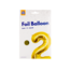 Paper Dreams Folieballon - 2 jaar - Goud - 86cm - Zonder vulling