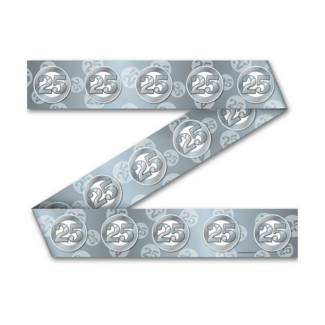 Paper Dreams Markeerlint - Afzetlint - 25 jaar - Zilver - 12m