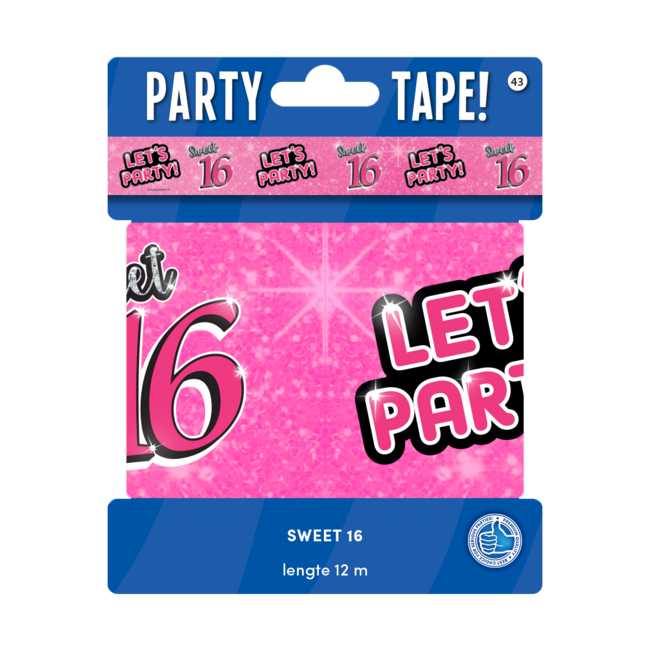 Paper Dreams Markeerlint - Afzetlint - Sweet 16 - 12m